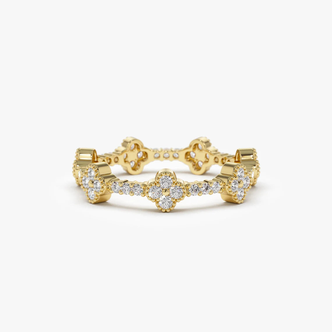 Clover Eternity Ring