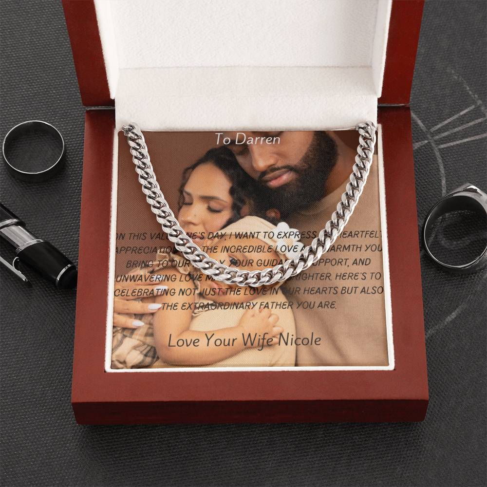 Custom Message Card, Box and Premium Necklace