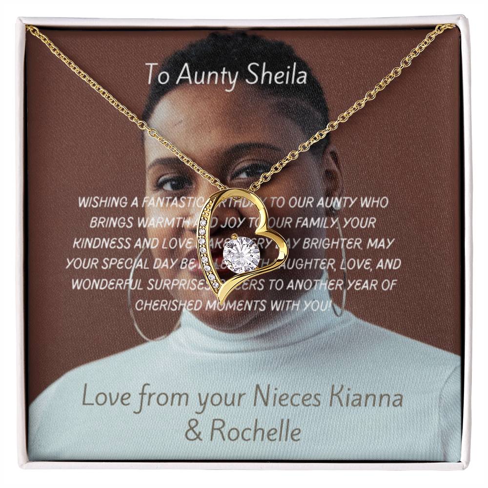 Custom Message Card, Box and Premium Necklace