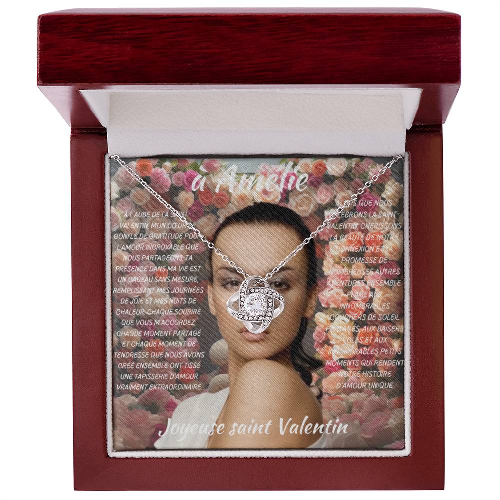 Idee Cadeau Femme | Carte de Message Personnalisee et Collier