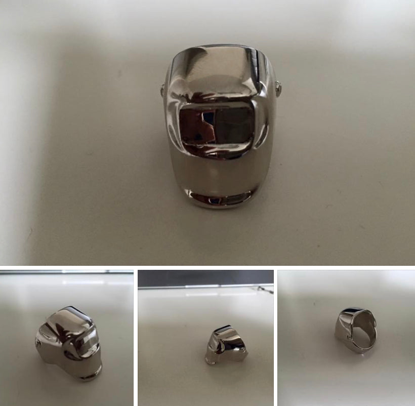 Anillo de casco exclusivo de soldadores