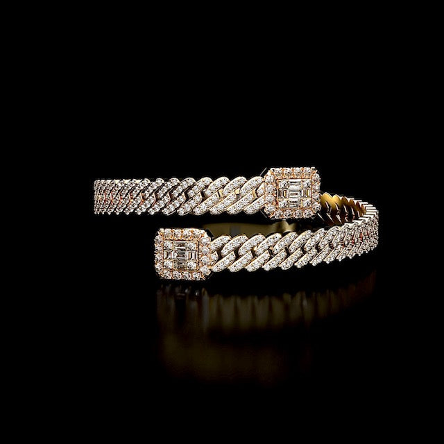 Exclusive Iced Cuban Bangle