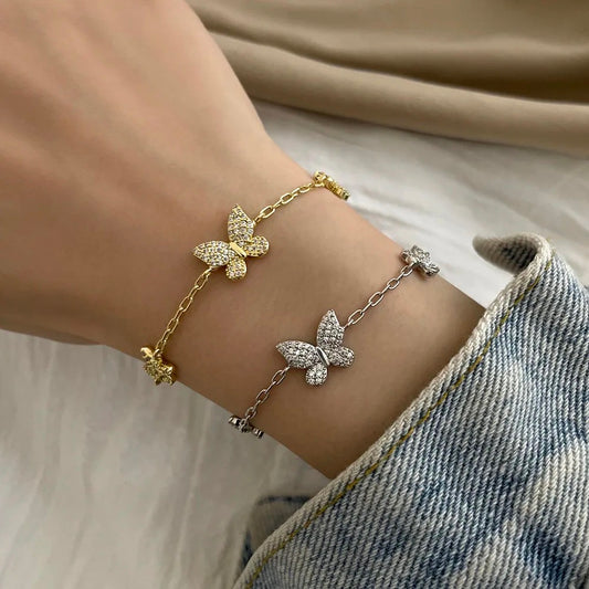 Pulsera Mariposa Plata 925 