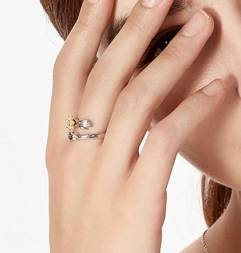 Exclusive Sunflower Embrace Ring