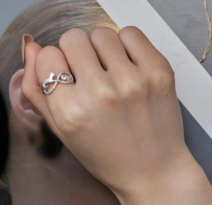 Infinite Love Cat Ring