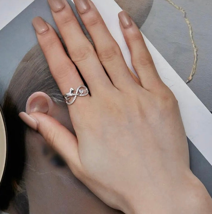 Infinite Love Cat Ring