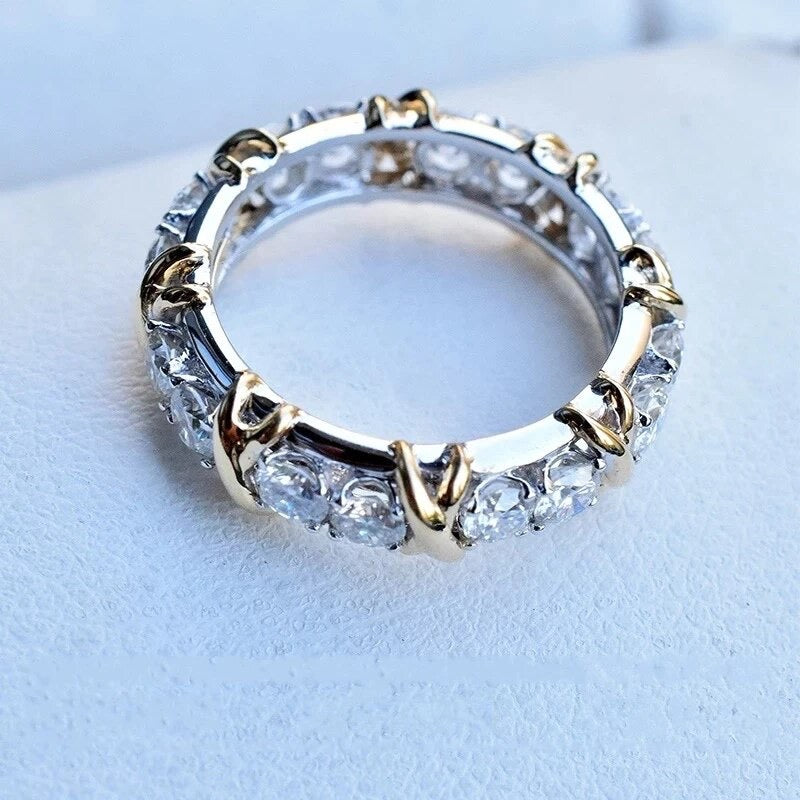 Exclusive Eternity X ring