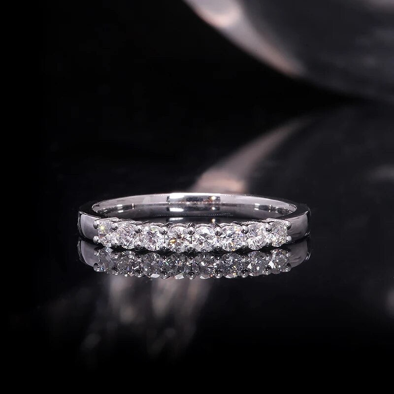 7 stone diamond ring