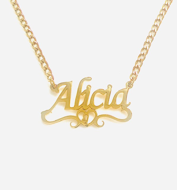 Exclusive Zodiac Symbol Name Necklaces