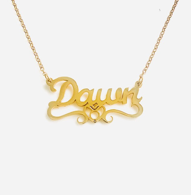 Exclusive Zodiac Symbol Name Necklaces