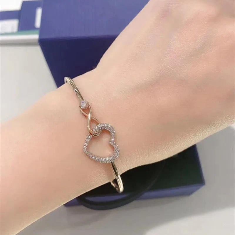 Toujours dans mon cœur Bracelet à cœur de l'infini