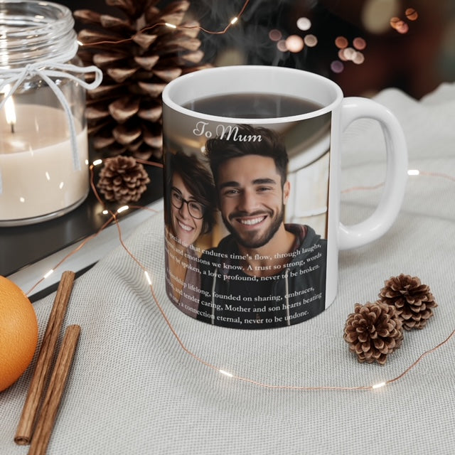 Taza personalizada madre e hijo