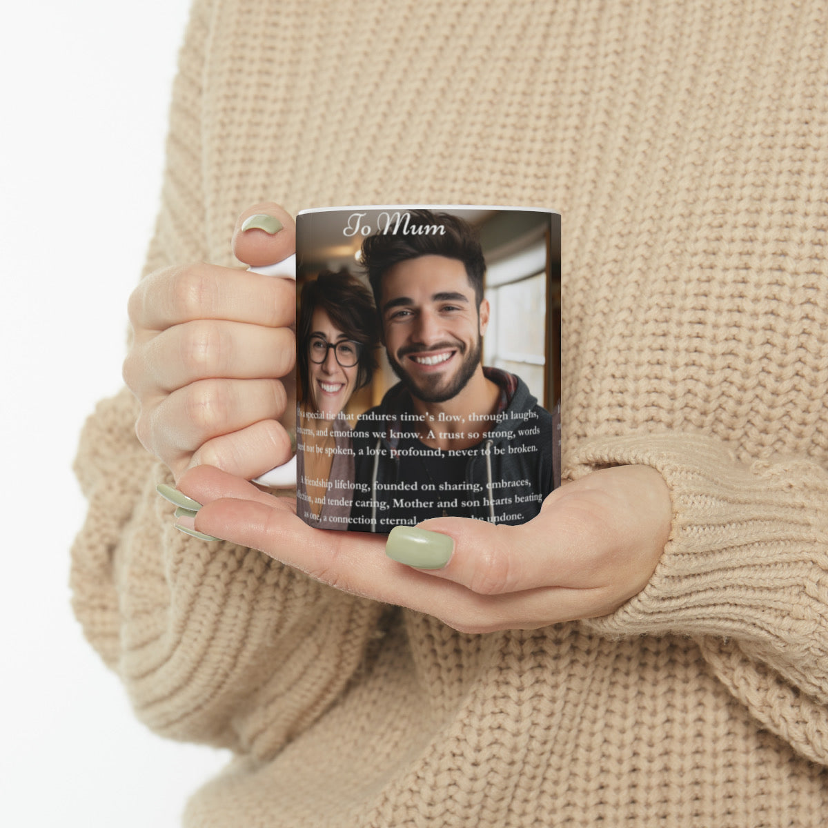 Taza personalizada madre e hijo