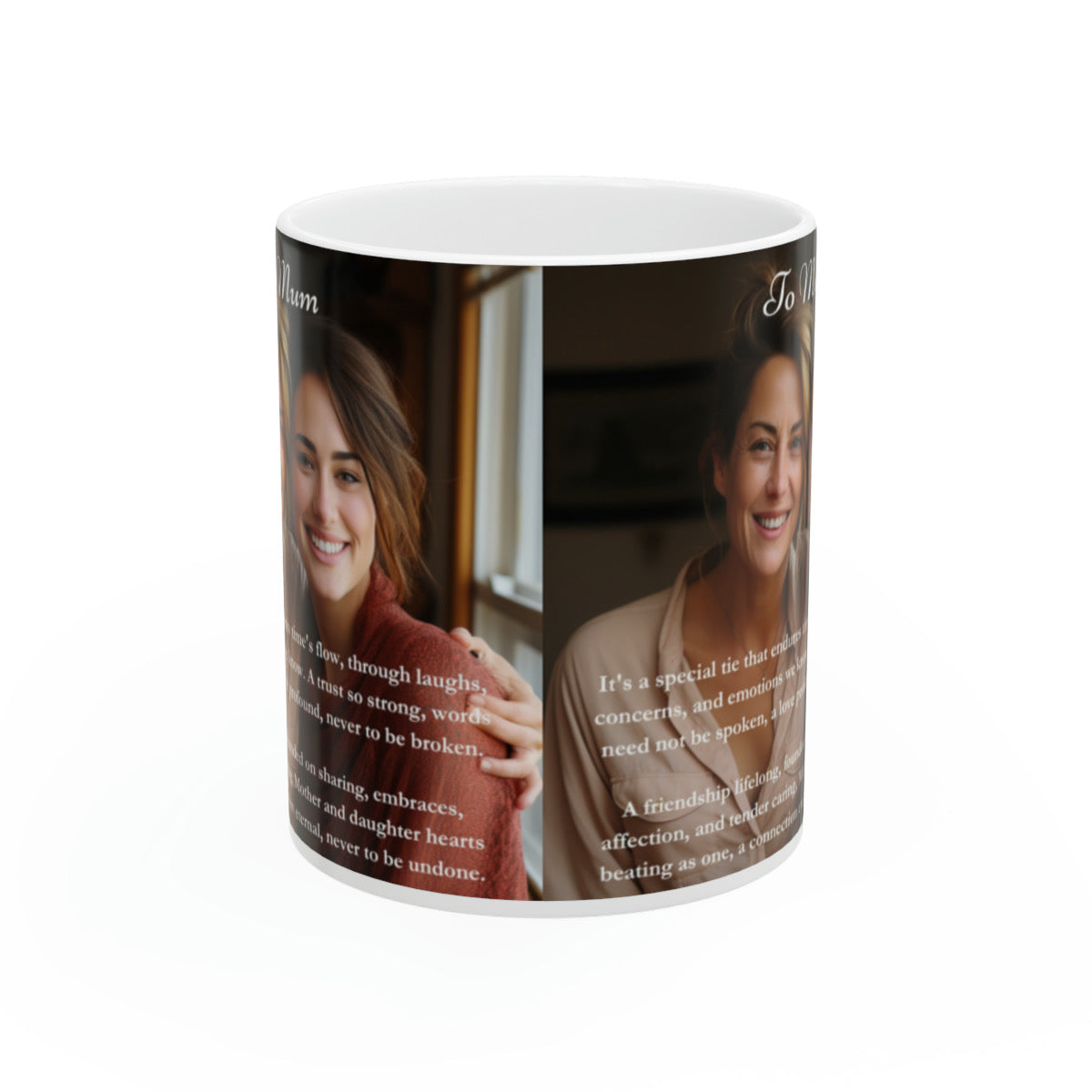 Taza personalizada madre e hija