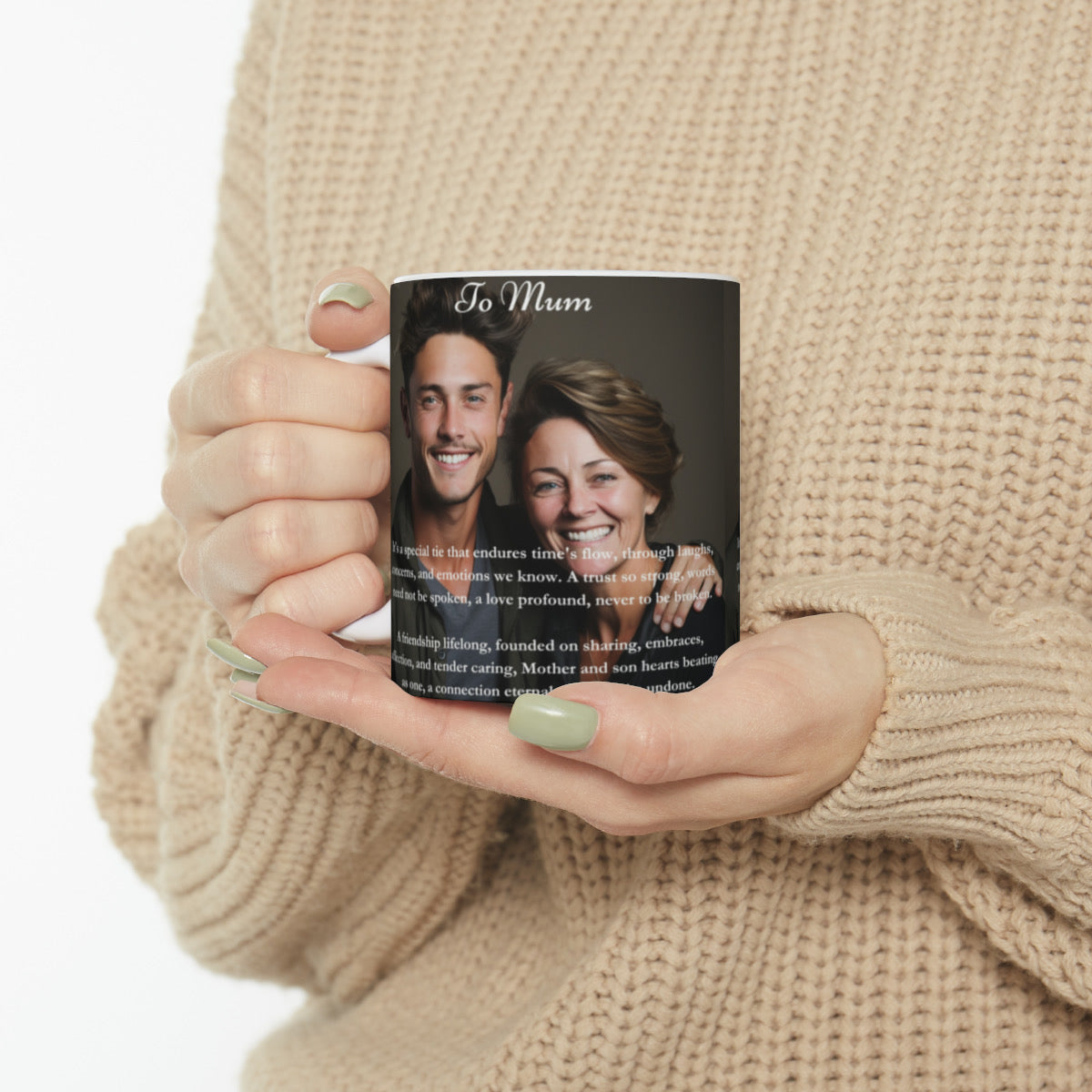 Taza personalizada madre e hijo