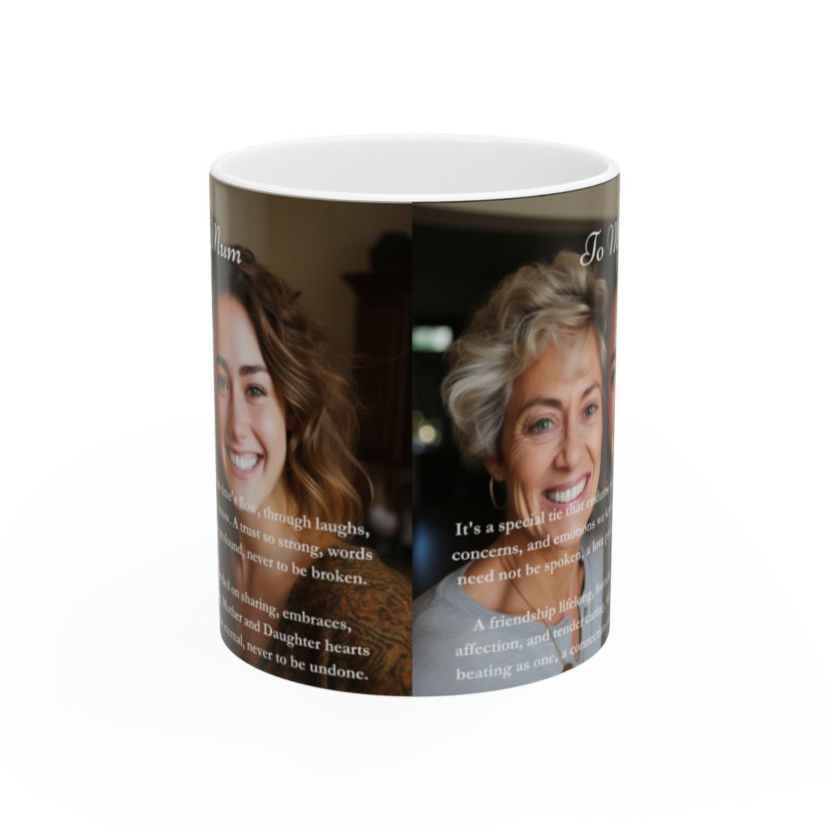 Taza personalizada madre e hija