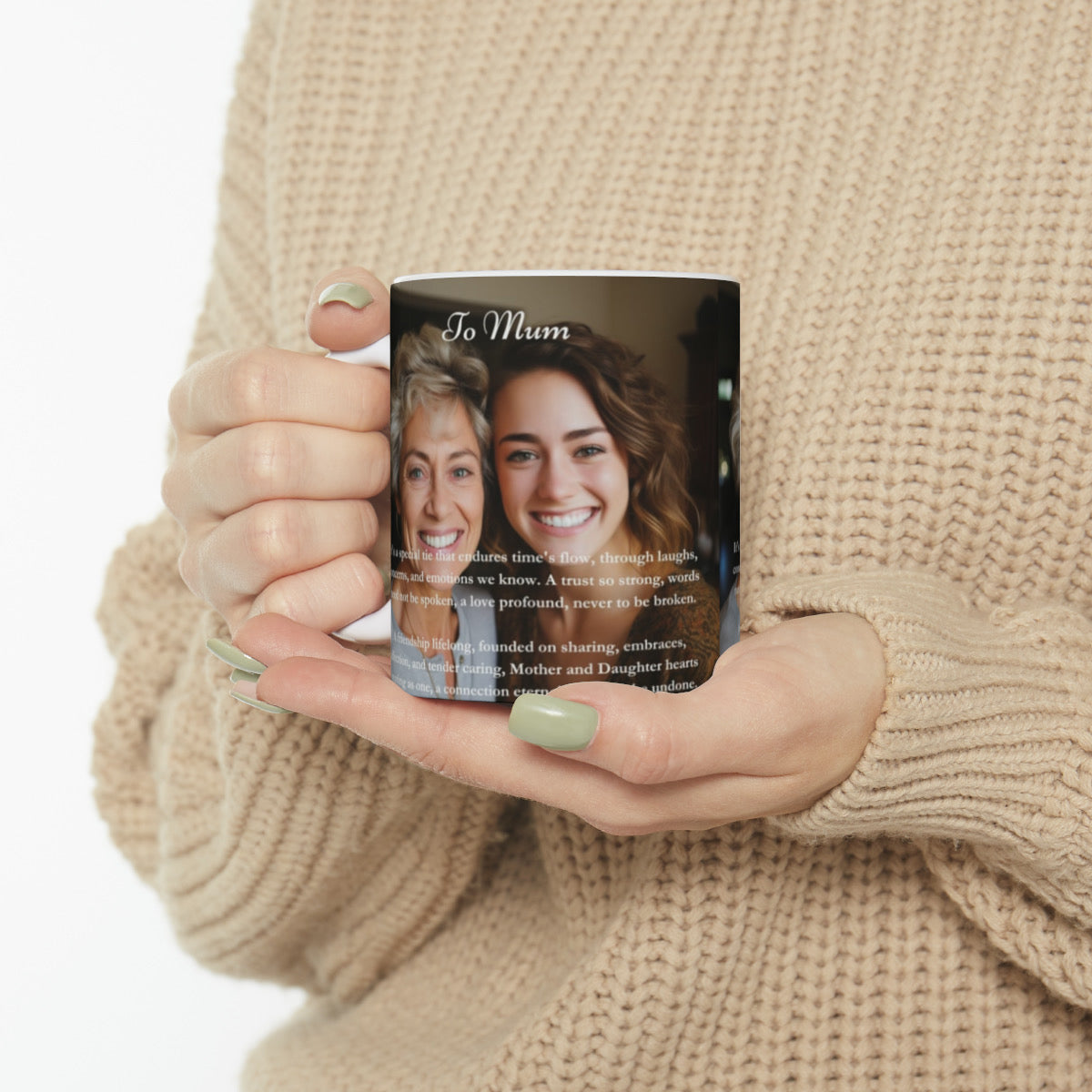 Taza personalizada madre e hija