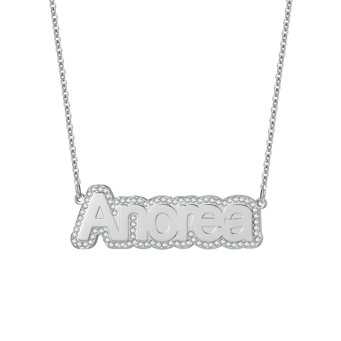 Custom Diamond Name Necklace