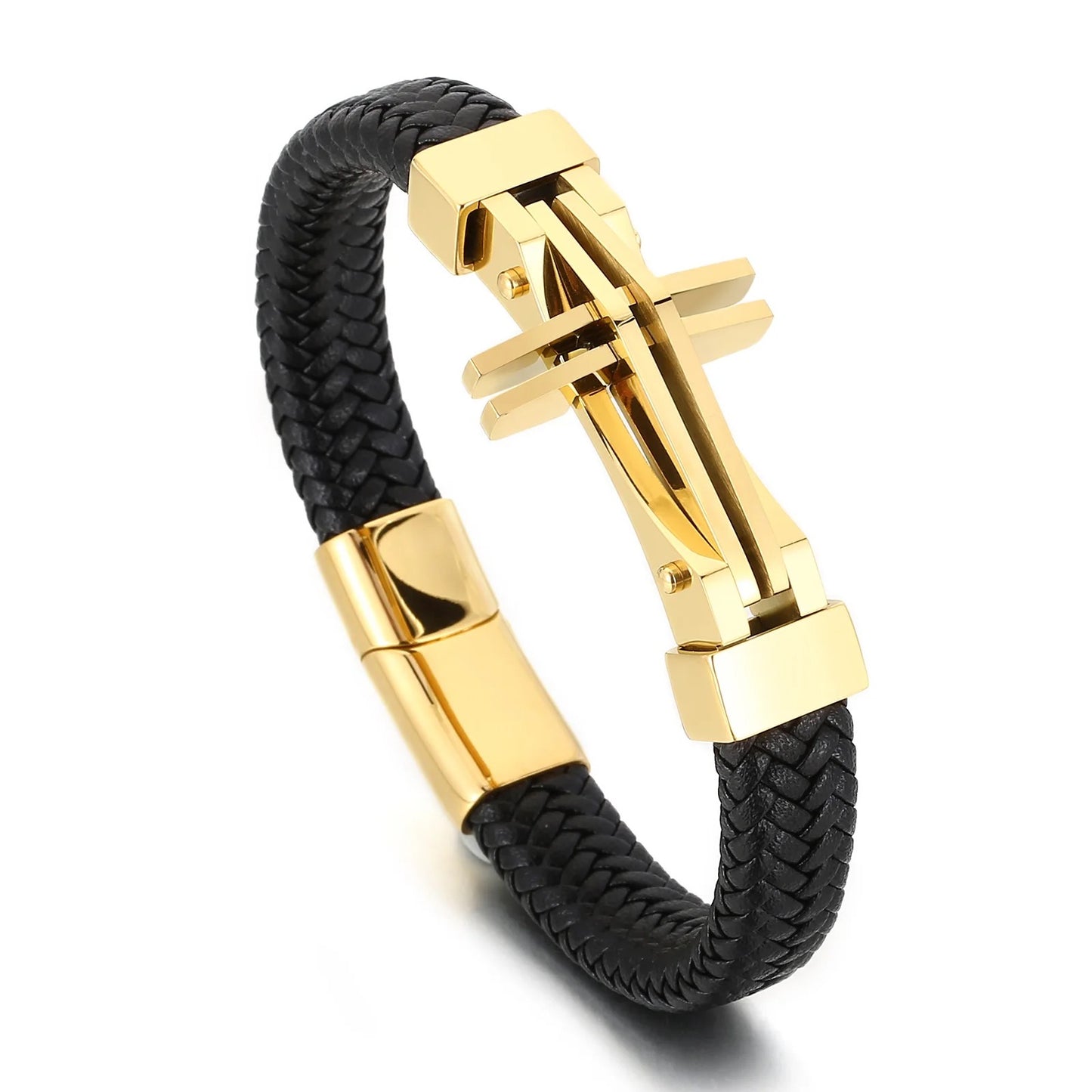 Brazalete cruzado personalizado exclusivo para hombres