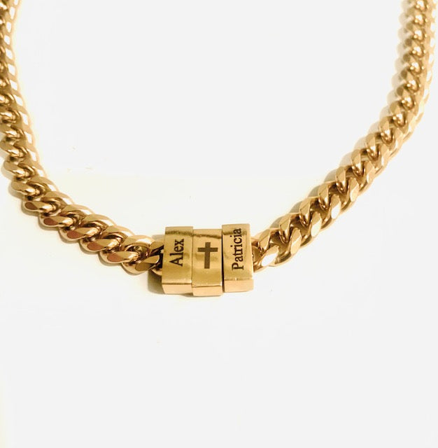 Cuban Link Chain With Names