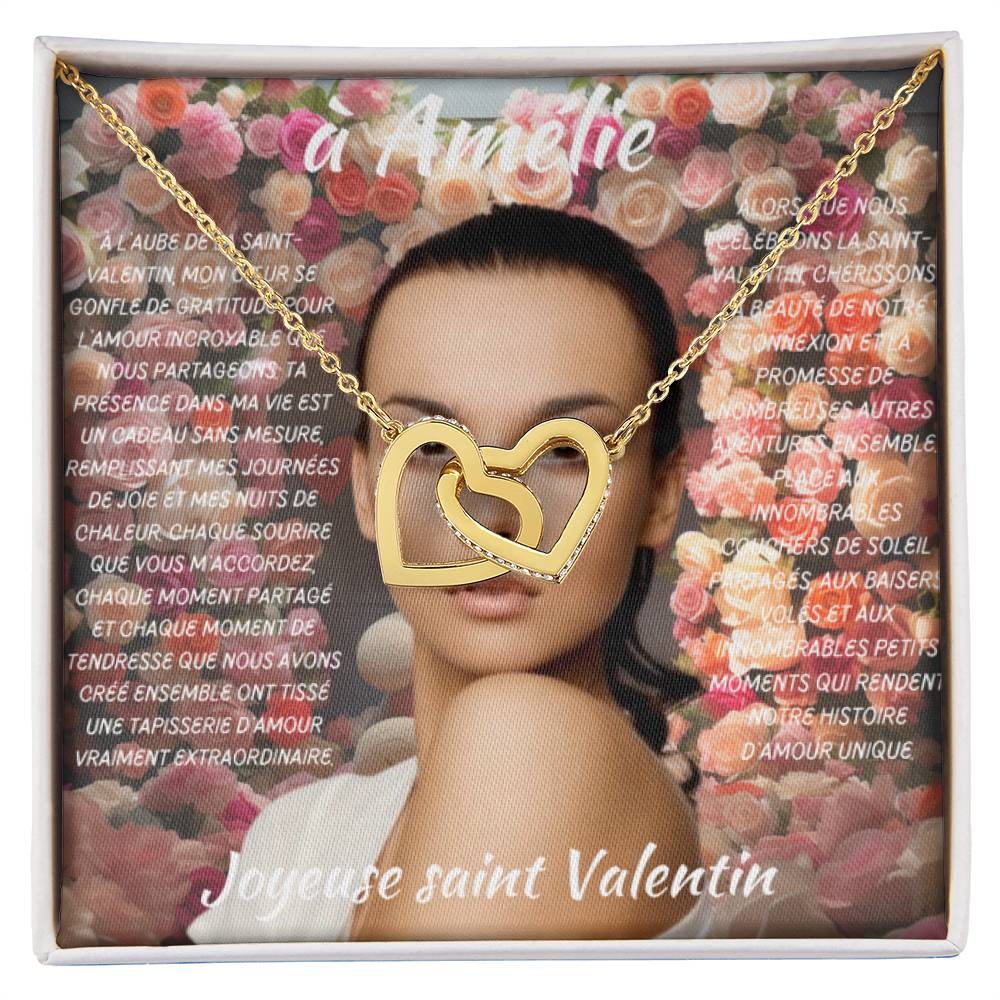 Idee Cadeau Femme | carte de bericht personalalisée et collier