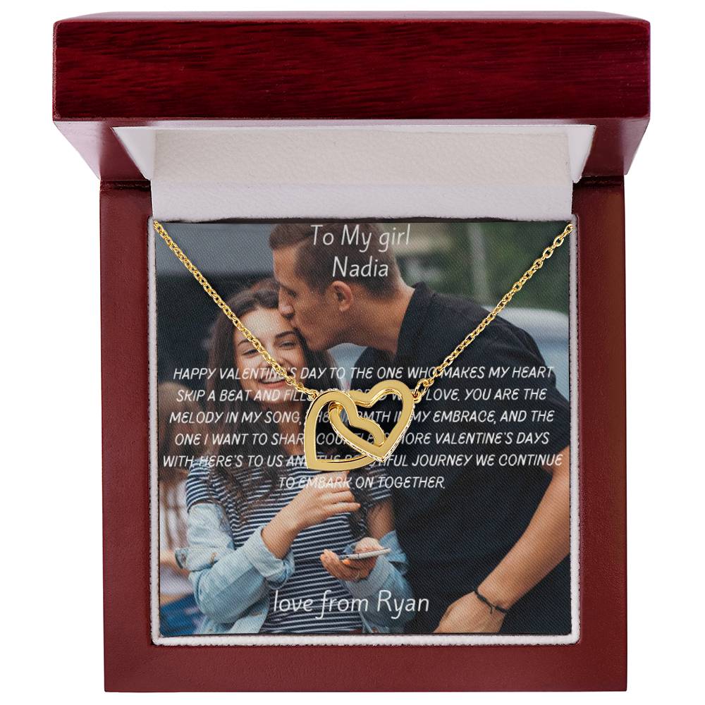 Custom Message Card, Box and Premium Necklace