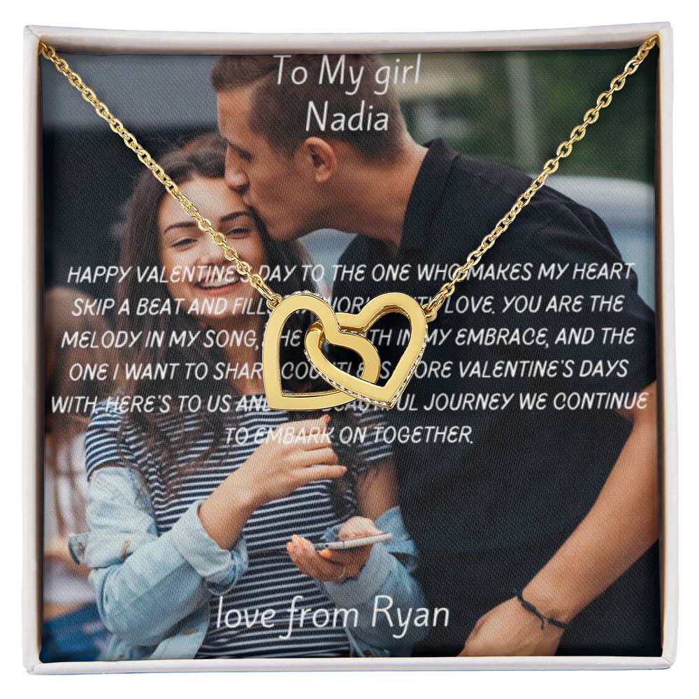 Custom Message Card, Box and Premium Necklace