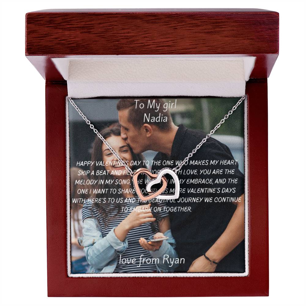 Custom Message Card, Box and Premium Necklace