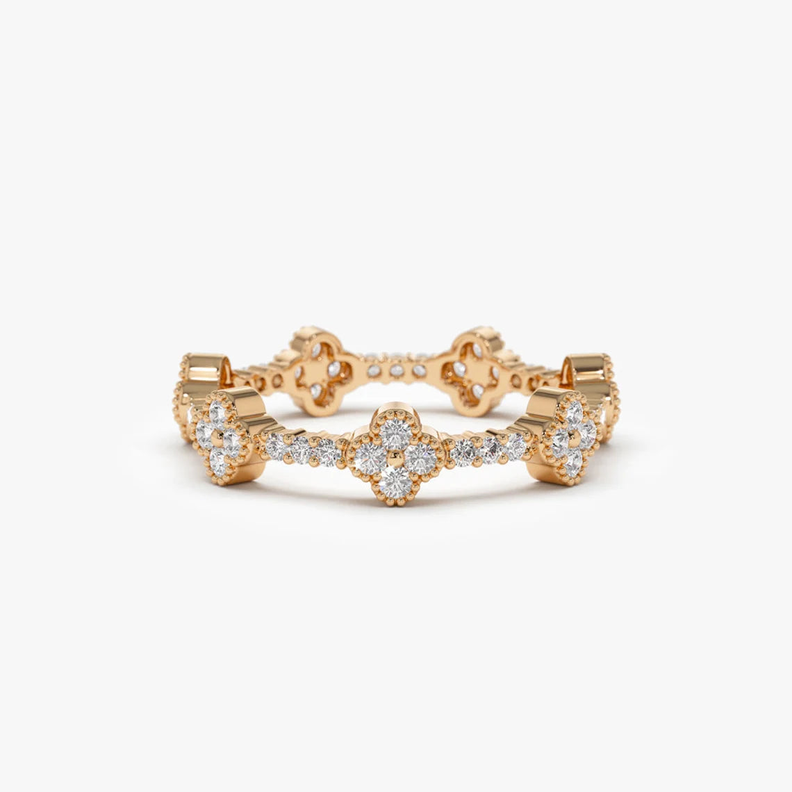 Clover Eternity Ring