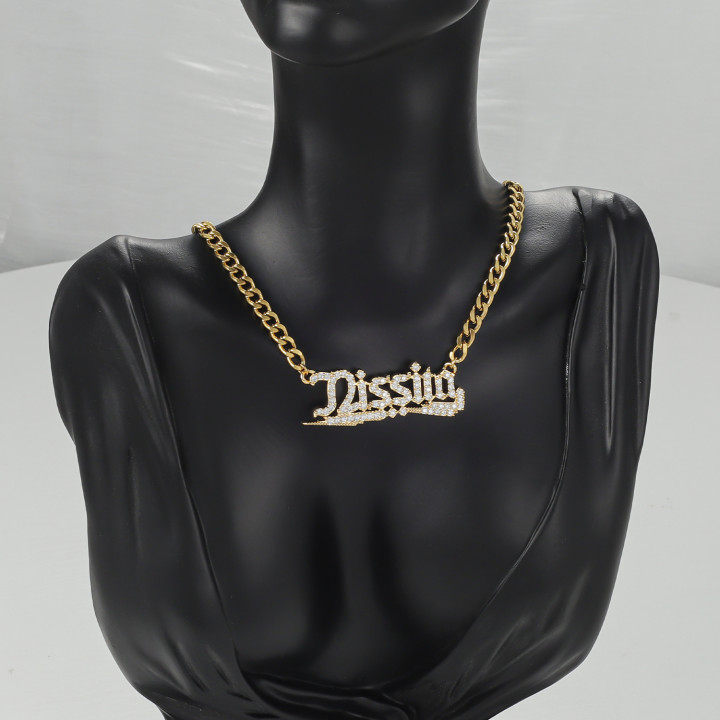 Custom Name iced cuban Necklace