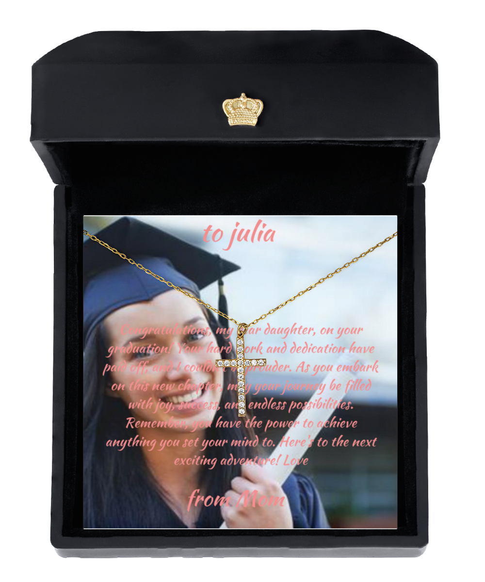 Graduation Gift | Custom Message Card and Necklace