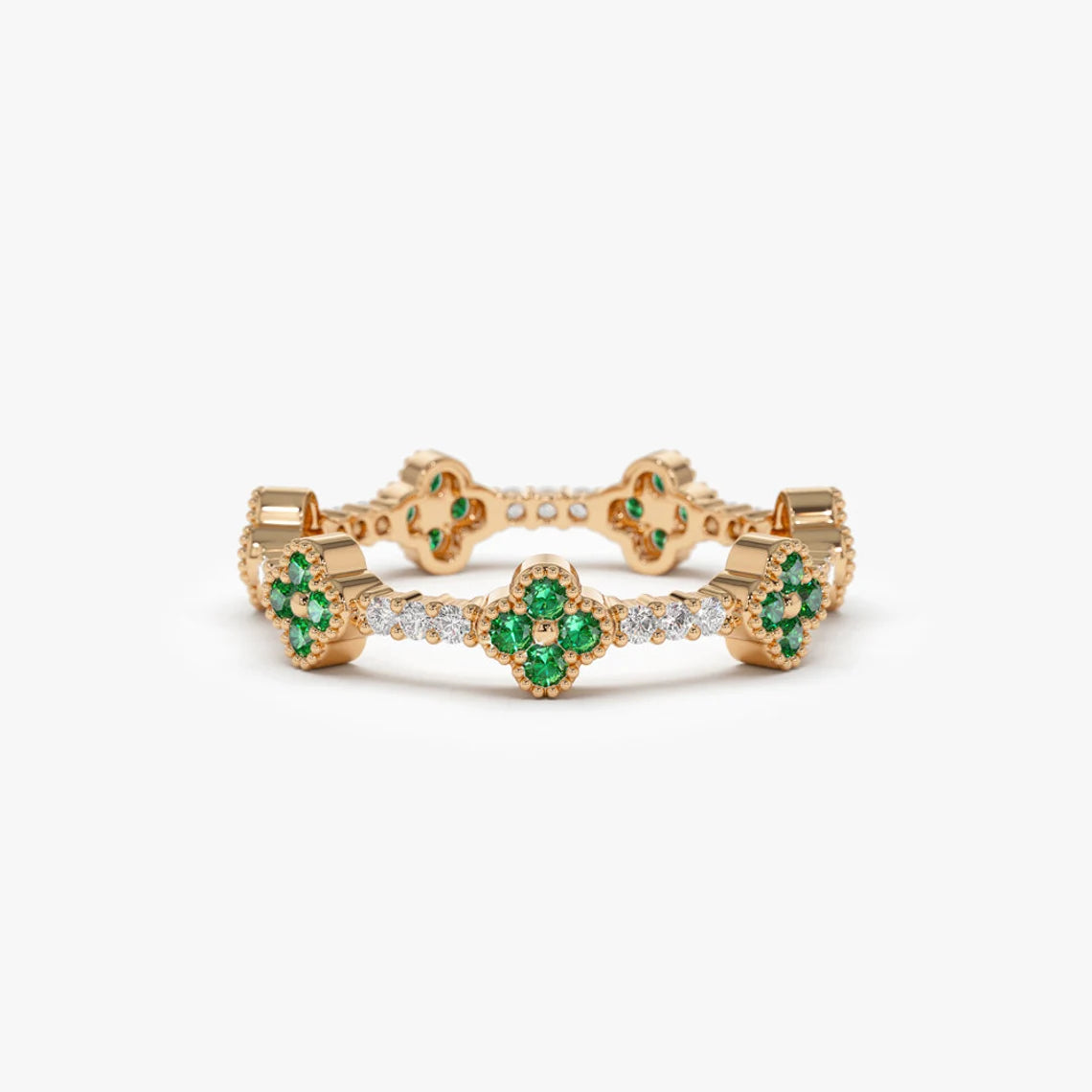 Clover Eternity Ring