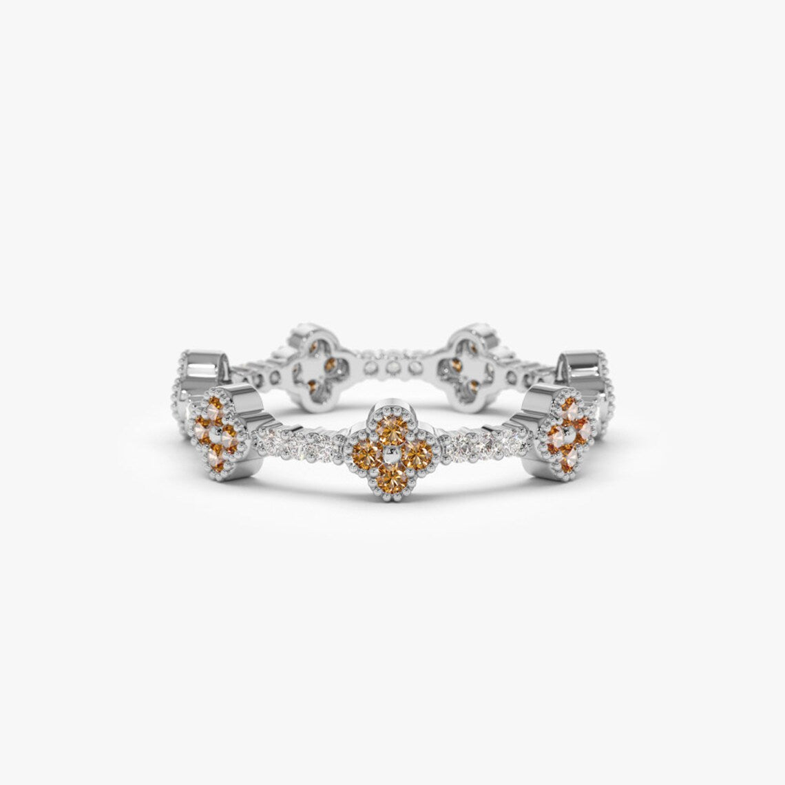 Clover Eternity Ring