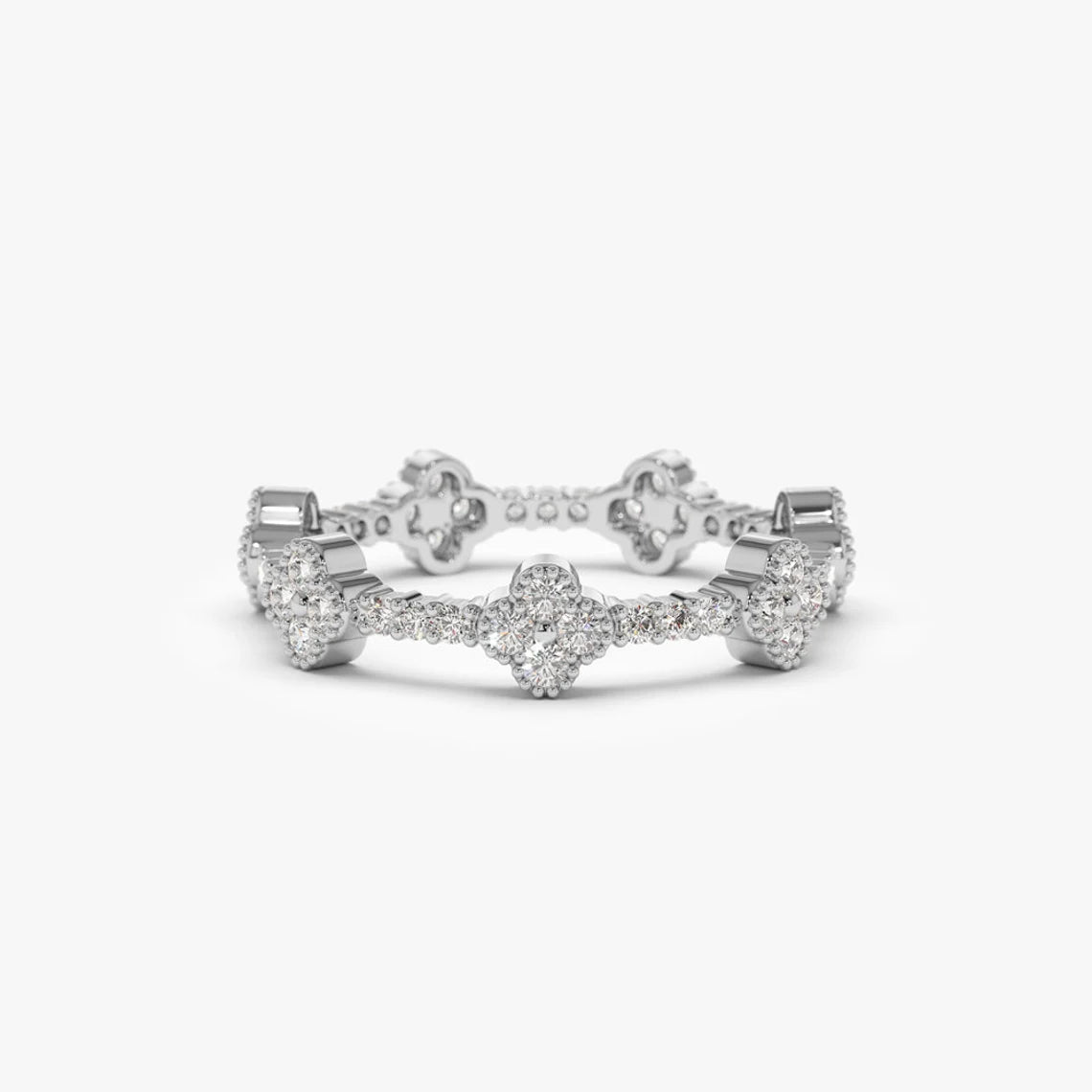 Clover Eternity Ring