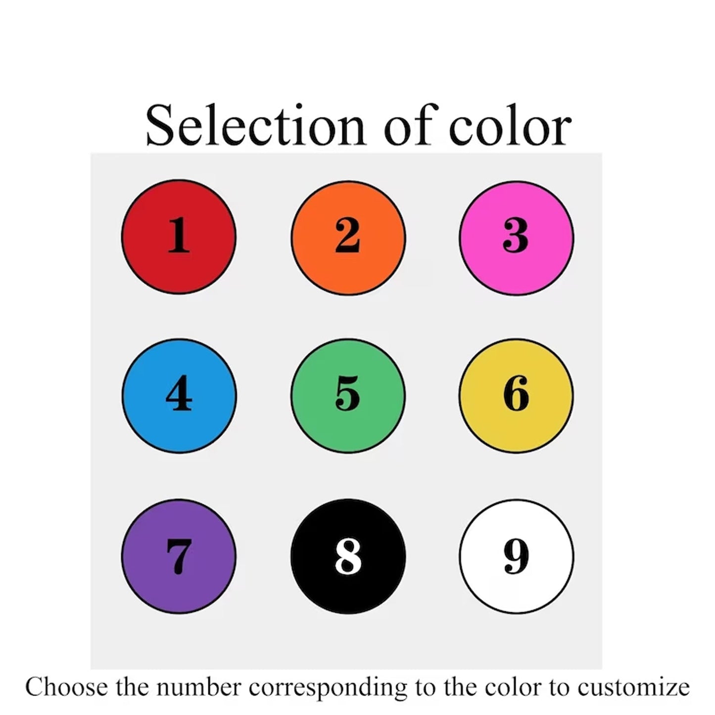 Multicolor -Namen Halskette