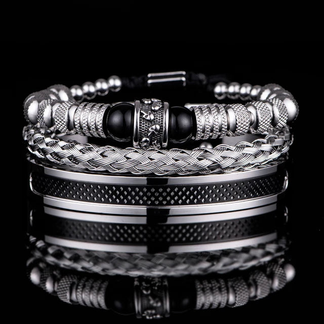 Set de bangle de cráneo king