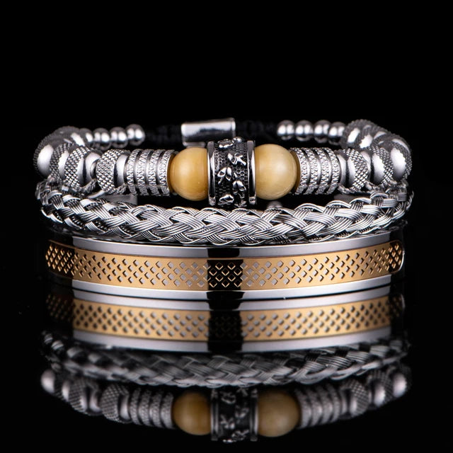 Set de bangle de cráneo king