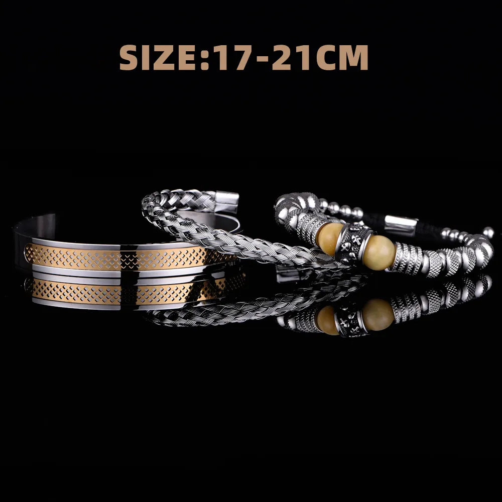 Set de bangle de cráneo king