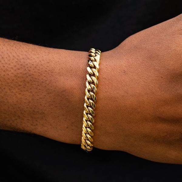 Miami cuban link bracelet gold