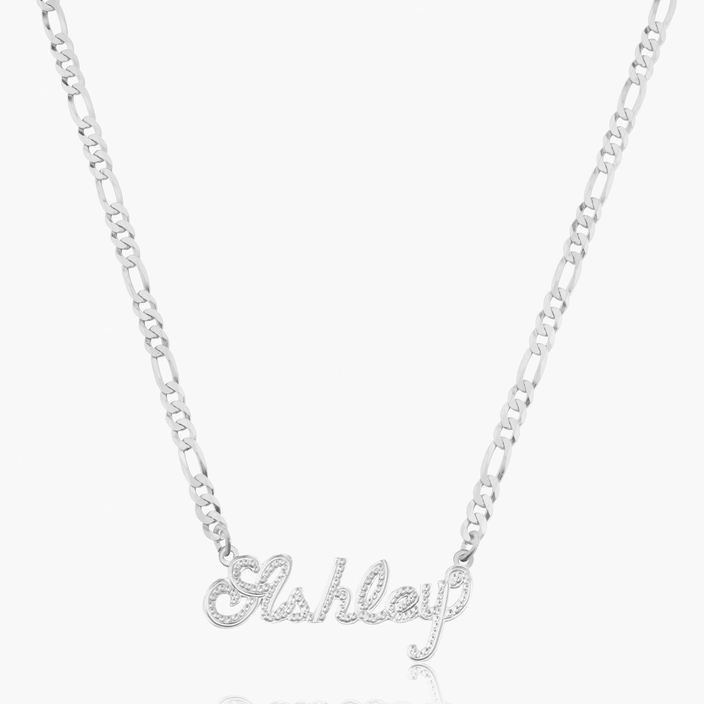 Kid's Frosted Script Name ketting