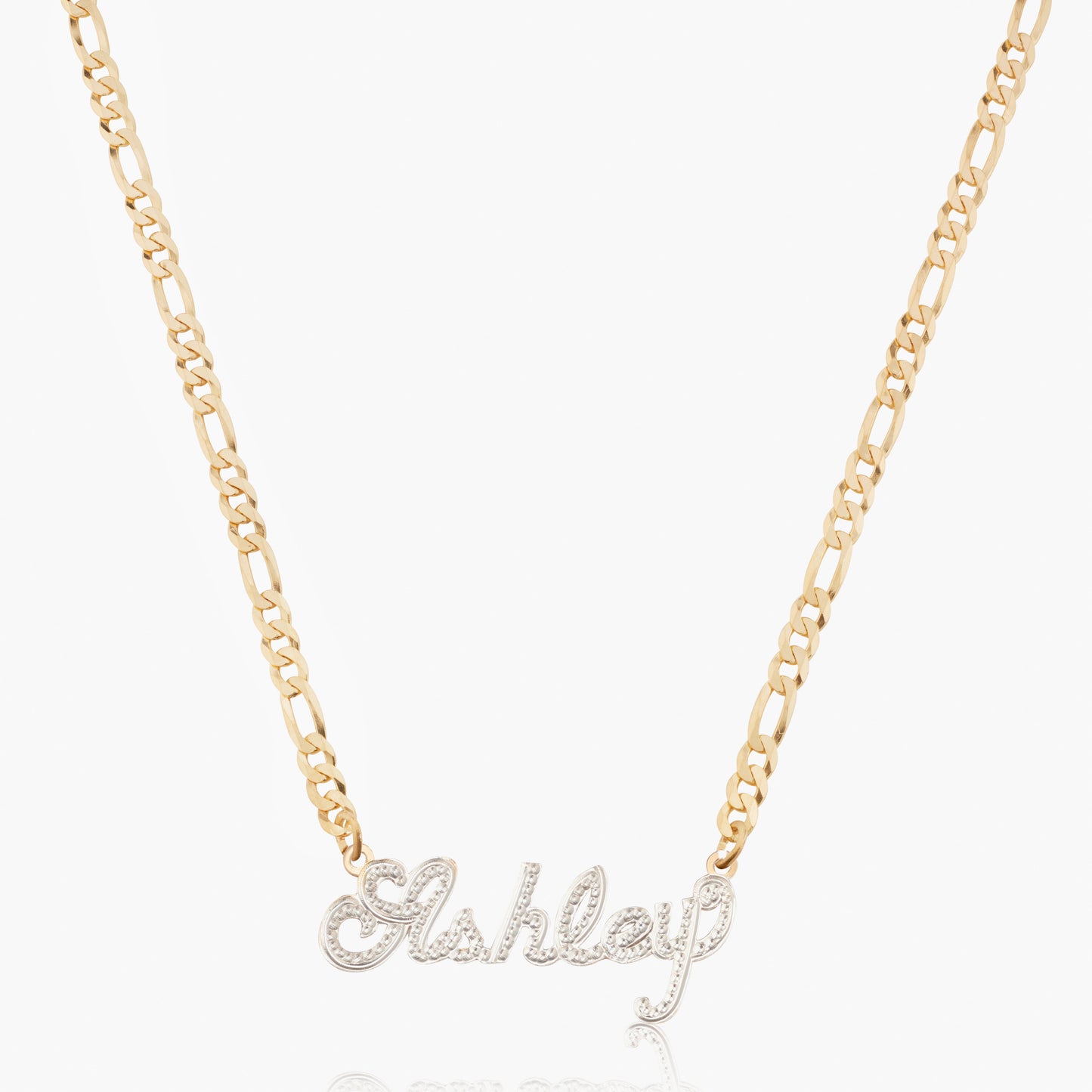 Kid's Frosted Script Name ketting