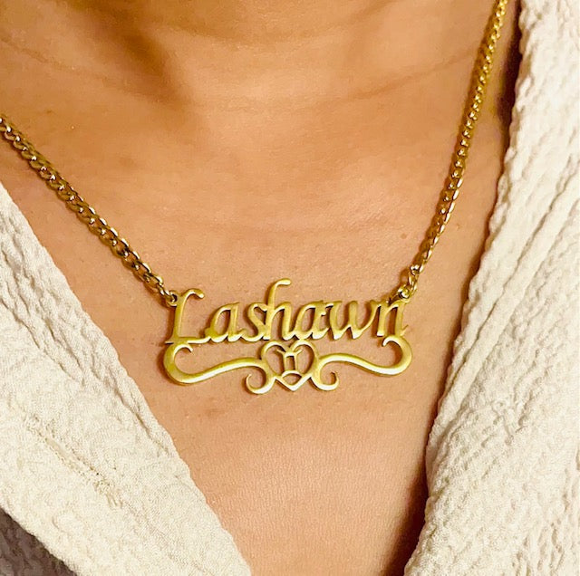 Exclusieve Gemini♊Hartnaam ketting.