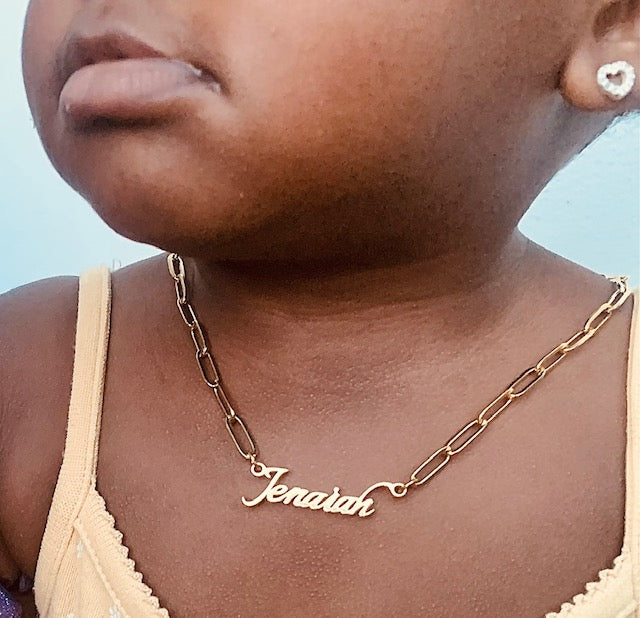 Kids Unisex Personalised Necklace