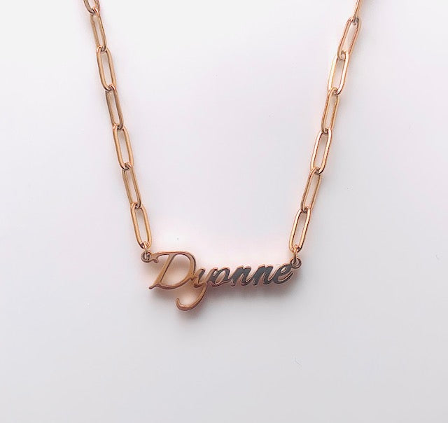 Collier de nom personnalisé