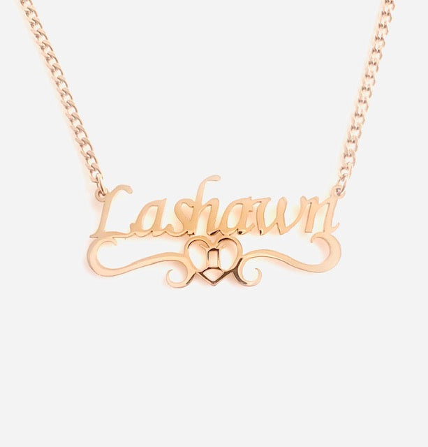 Exclusieve Gemini♊Hartnaam ketting.