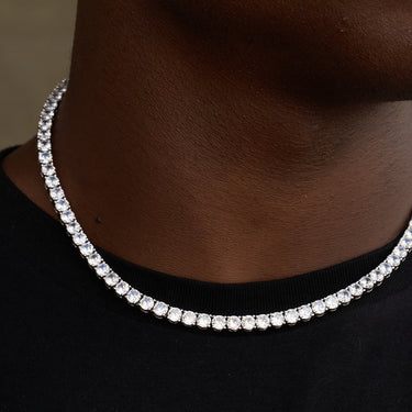 Tennis Chain White Gold 5mm