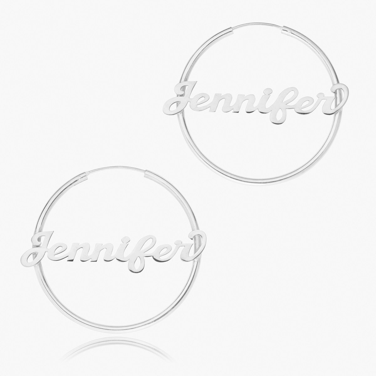 Kid's Hoop Name Earrings