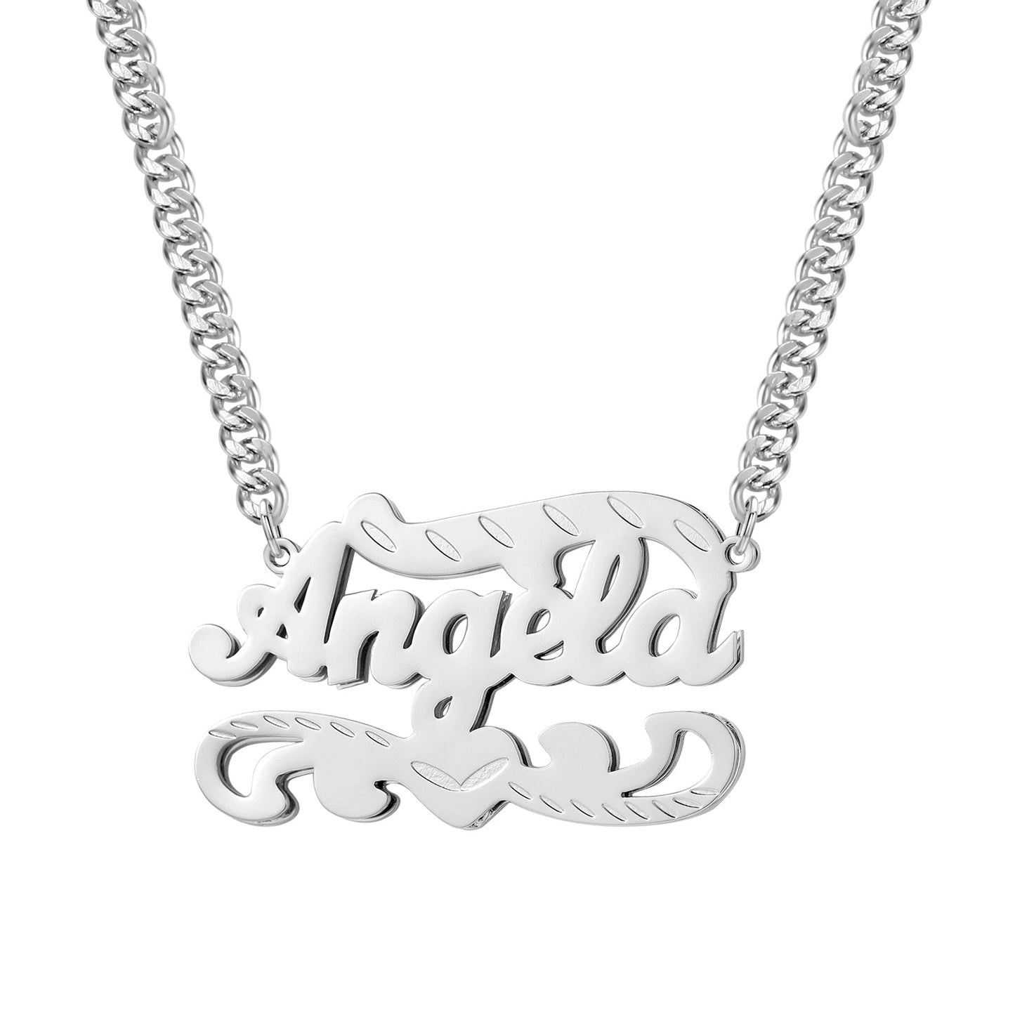 Name Necklace | 3D Double Layer