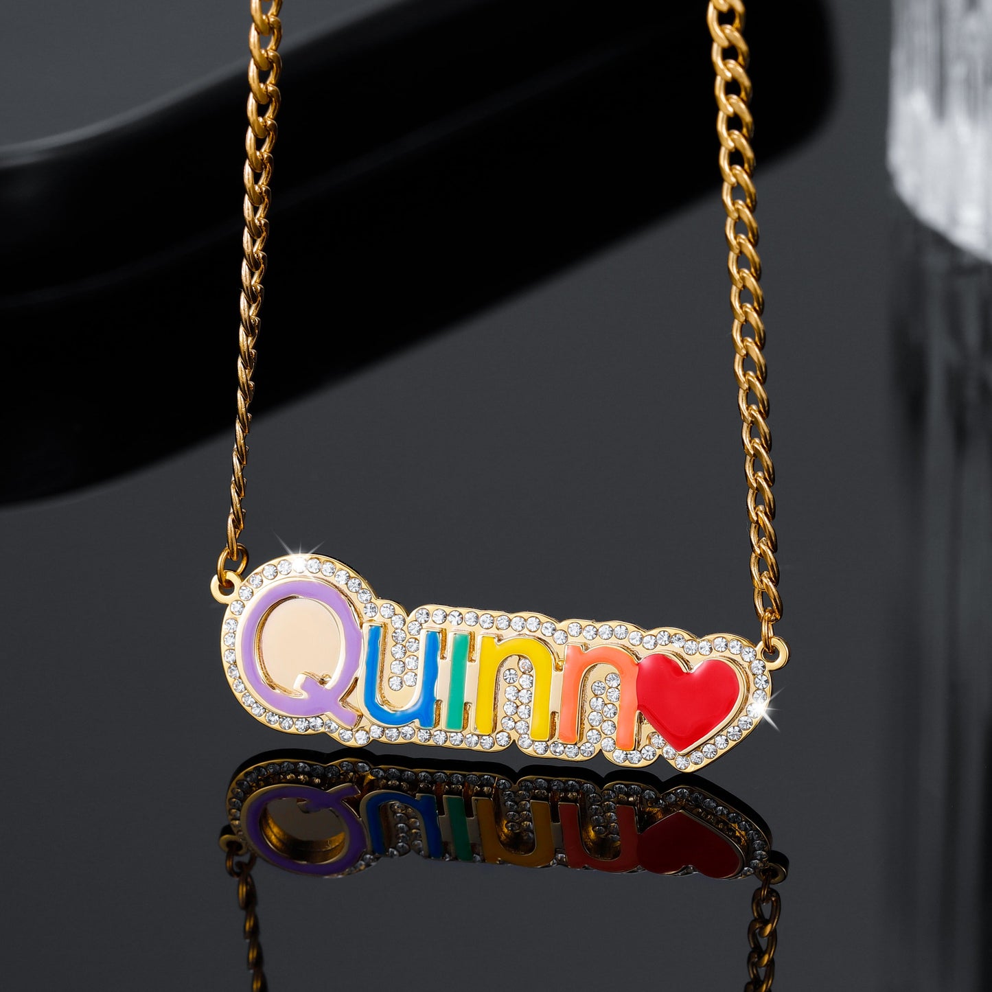 Rainbow Name Necklace QN623