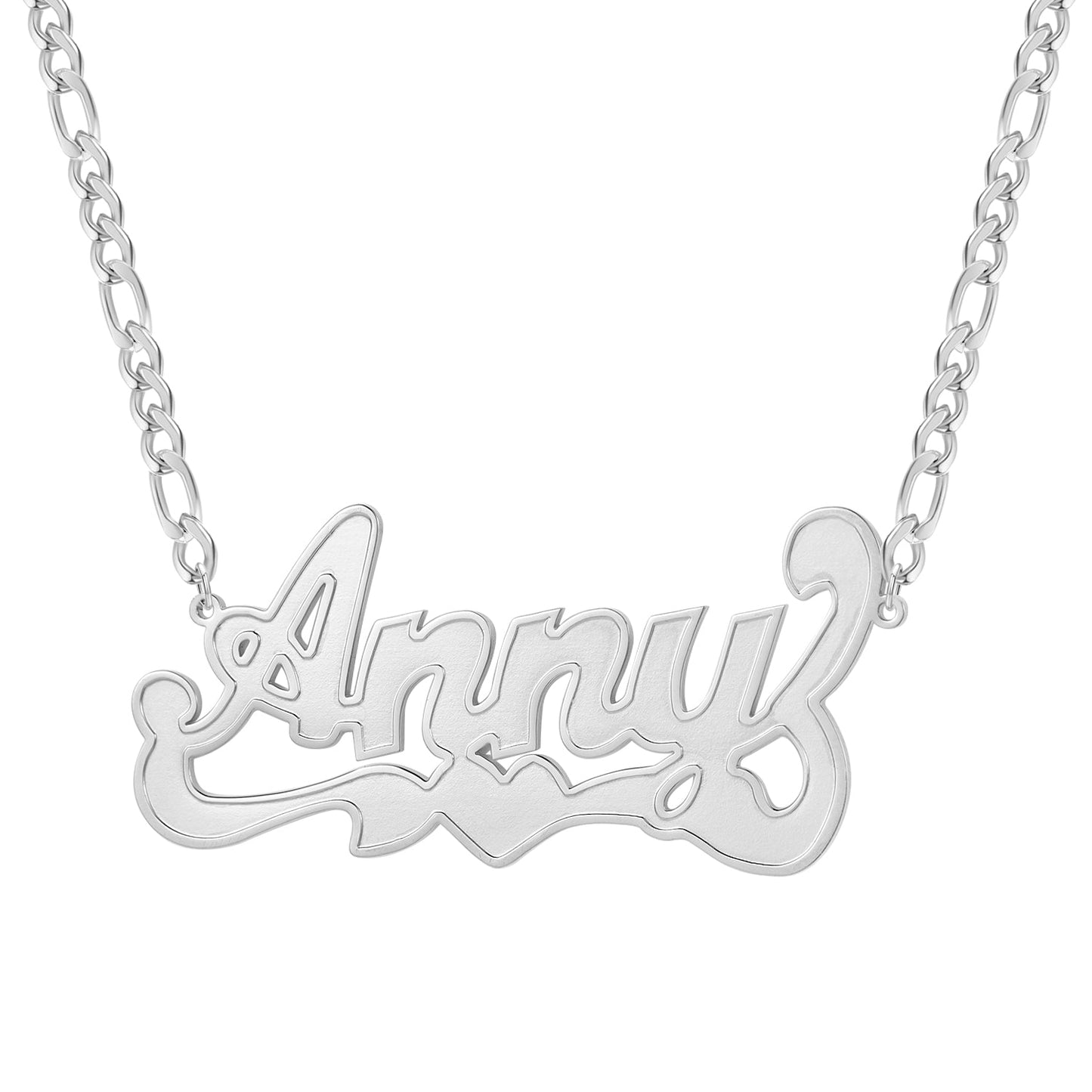 Two Tone Name Necklace